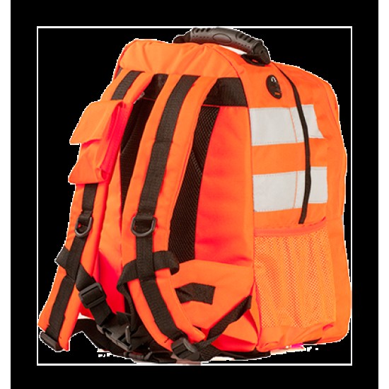 Rucsac cu benzi reflectorizante Hi-Vis [B905] Portocaliu