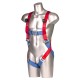Ham de protectie anticadere in 2 puncte, anterior si posterior [FP13] Rosu