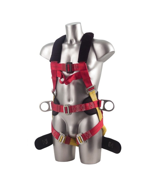 Harnasament Comfort Plus 3 puncte de suspensie [FP18] Rosu