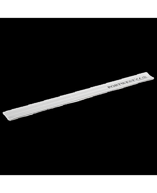 Banda reflectorizanta de marcare, 38 x 3cm, 50 buc/set  [HV03] Argintiu