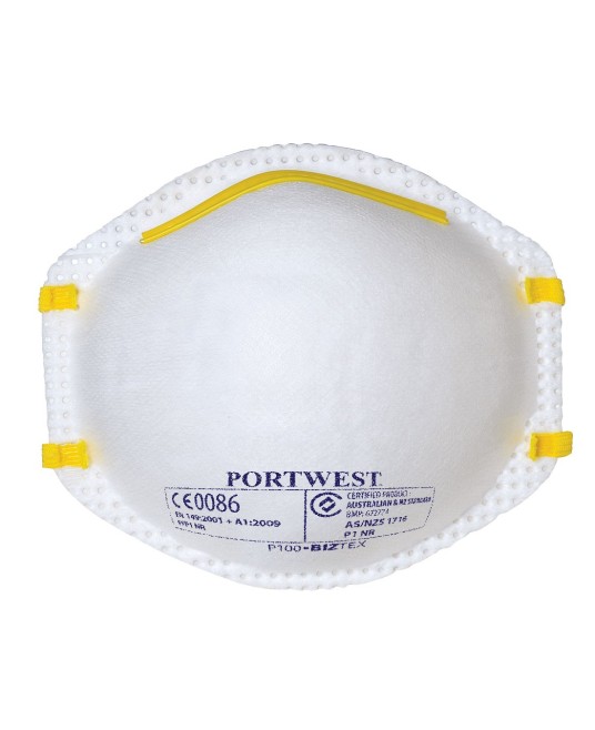 Masca de protectie respiratorie Dust Mist FFP1, 20 buc [P100] Alb