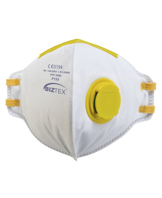 Masti de protectie FFP1 cu Supapa Dolomite cu Pliere Verticala, 20 buc [P153] Alb