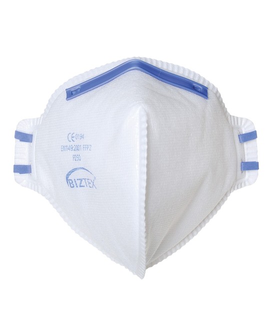 Masca de protectie Respirator FFP2 Dust Mist Fold Flat, 20 buc  [P250] Alb