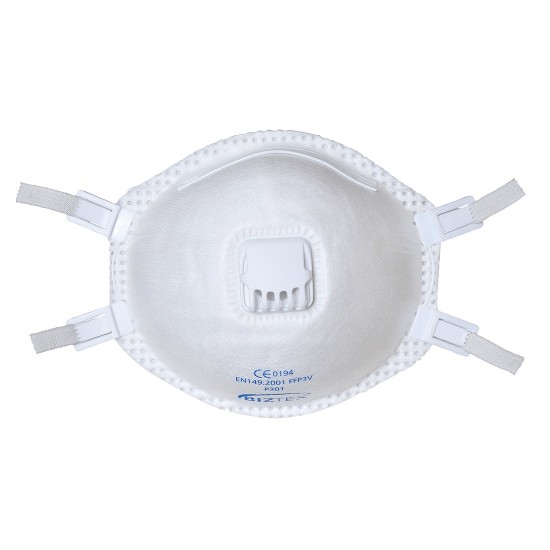 Masca de protectie respiratorie FFP3 cu supapa, 2 buc/set [P309] Alb