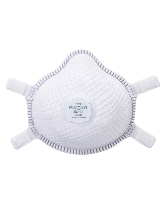 Masca de protectie Respiratorie cu Valva Dolomite Ergonet FFP3, 5 buc [P371] Alb