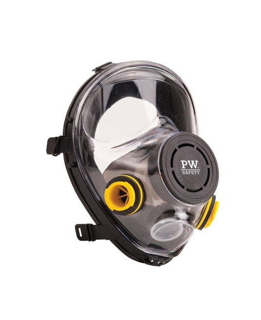 Masca de protectie respiratorie pentru intreaga fata, cu filtre, Viena [P500] Negru