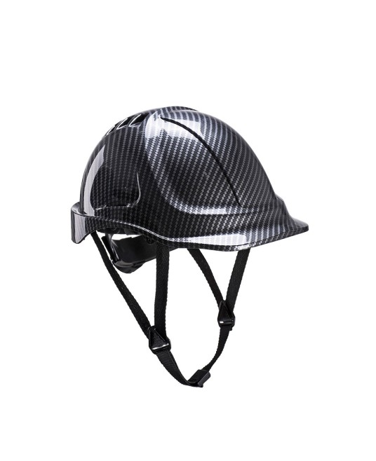 Casca de protectie, sistem de prindere cu rotita, design inovativ fibra carbon [PC55] Gri