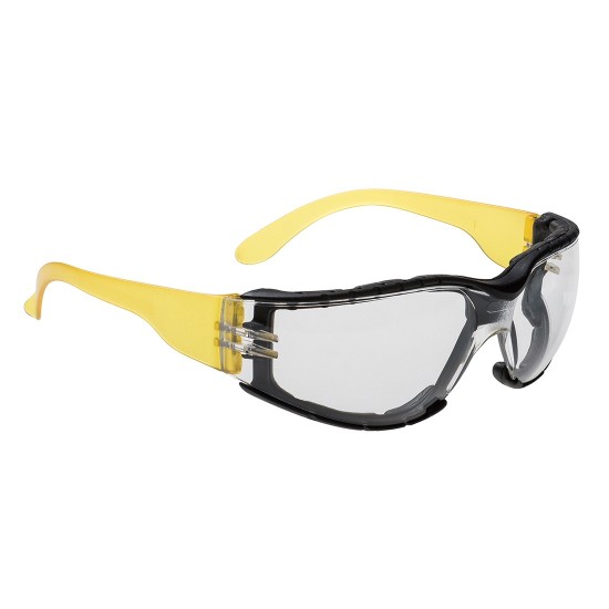 Ochelari de protectie EN166, vedere panoramica,spuma detasabila  [PS32] Transparent
