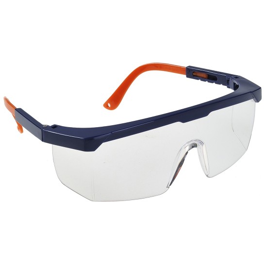 Ochelari de protectie EN166, brate ajustabile, snur inclus, 32 gr [PS33] Transparent