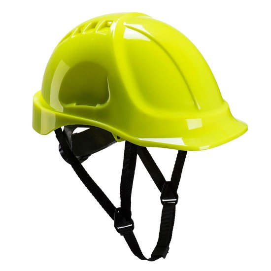 Casca protectie usoara, sistem de reglare cu rotita, galben Casca protectie usoara, sistem de reglare cu rotita, galben