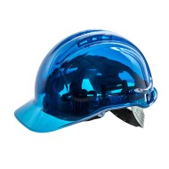 Casca de protectie cu carcasa transparenta, model special Portwest [PV50] Albastru