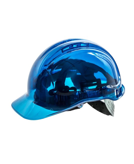 Casca de protectie cu carcasa transparenta, model special Portwest [PV50] Albastru