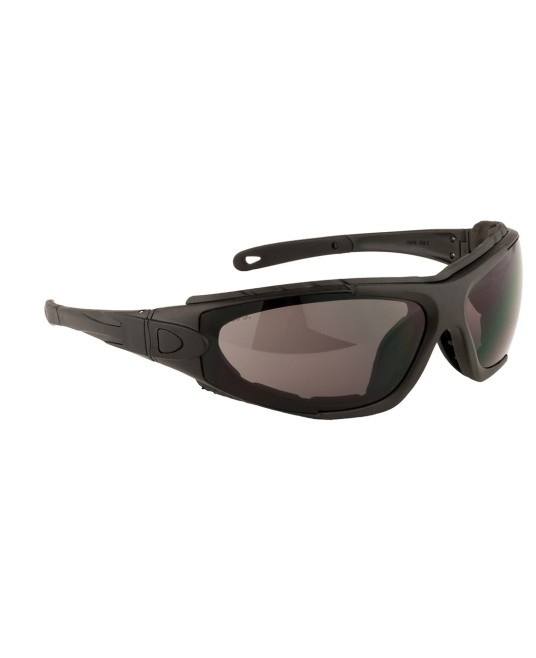 Ochelari de protectie EN166, spuma detasabila [PW11] Fumuriu