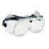 Ochelari de protectie EN166,  ventilatie directa, margine PVC flexibila, 53gr [PW20] Transparent