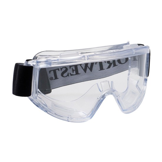 Ochelari de protectie EN166, aerisire indirecta, tip goggles, 116 gr [PW22] Transparent