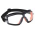 Ochelari de protectie EN166, prindere cu elastic, spuma detasabila [PW26] Transparent