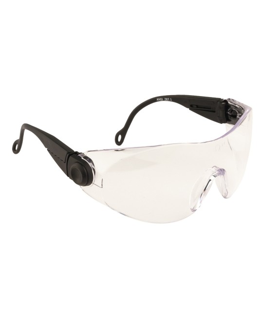 Ochelari de protectie EN166, brate ajustabile, 32gr [PW31] Transparent