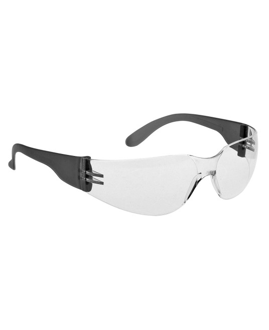 Ochelari de protectie EN166, foarte usori, snur inclus, brate flexibile [PW32] Transparent si Negru