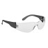 Ochelari de protectie EN166, foarte usori, snur inclus, brate flexibile [PW32] Transparent si Negru