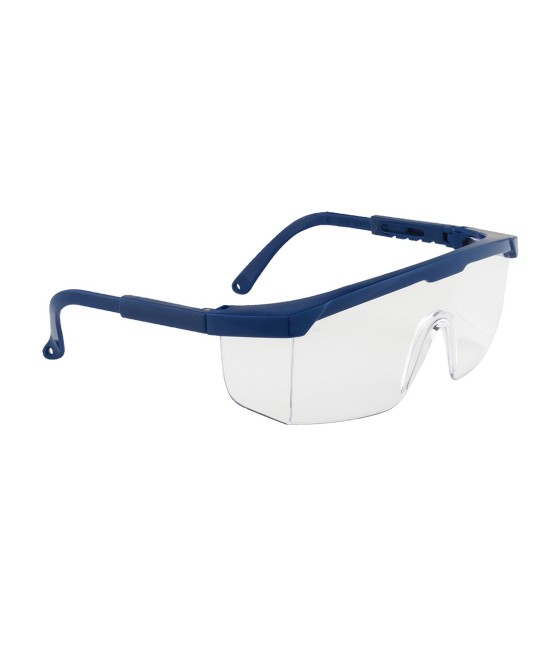 Ochelari de protectie EN166, lentile panoramice, 32gr [PW33] Albastru