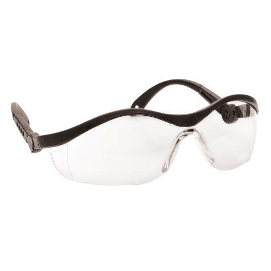 Ochelari de protectie EN166, unghi reglabil, snur inclus, 29gr [PW35] Transparent