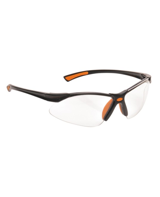 Ochelari de protectie EN 166, brate moi pentru confort, snur inclus, 26 gr [PW37] Portocaliu