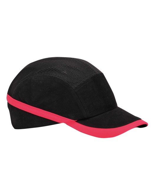 Sapca de protecție ventilata, cu calota interioară ABS si plasa -Negru