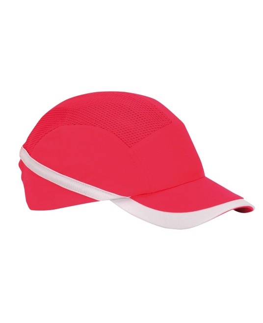 Sapca de protectie cu calota interioara, plasa pentru ventilatie [PW69] Rosu