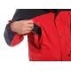 Jacheta de protectie vatuita, 3 in 1, impermeabila, Orkney[S532] Rosu
