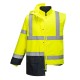 Jacheta vatuita reflectorizanta, 5 in 1, inalta vizibilitate, Galben si negru Jacheta vatuita reflectorizanta, 5 in 1, inalta vizibilitate, Galben si negru