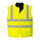 Jacheta vatuita reflectorizanta, 4 in 1, inalta vizibilitate, impermeabila, Galben si bleumarin Jacheta vatuita reflectorizanta, 4 in 1, inalta vizibilitate, impermeabila, Galben si bleumarin