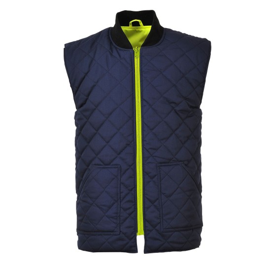 Jacheta vatuita reflectorizanta, 4 in 1, inalta vizibilitate, impermeabila, Galben si bleumarin Jacheta vatuita reflectorizanta, 4 in 1, inalta vizibilitate, impermeabila, Galben si bleumarin