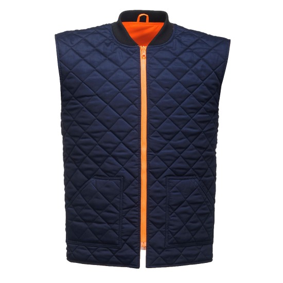 Jacheta vatuita reflectorizanta, 4 in 1, inalta vizibilitate, impermeabila, Portocaliu si bleumarin Jacheta vatuita reflectorizanta, 4 in 1, inalta vizibilitate, impermeabila, Portocaliu si bleumarin