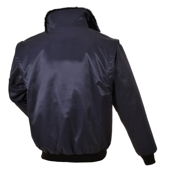 Jacheta de protectie vatuita, 4 in 1, impermeabila, Quality Portwest [PJ10] Negru