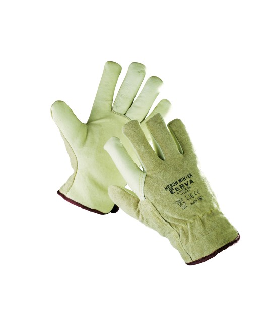 Manusi de iarna din piele de porc, rezistente la abraziune