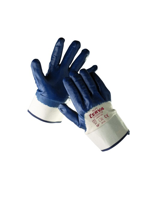 RUFF Manusi de protectie partial imersate in nitril