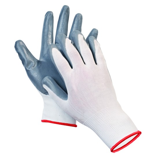 BABBLER Manusi de protectie din nylon,palma nitril BABBLER Manusi de protectie din nylon,palma nitril