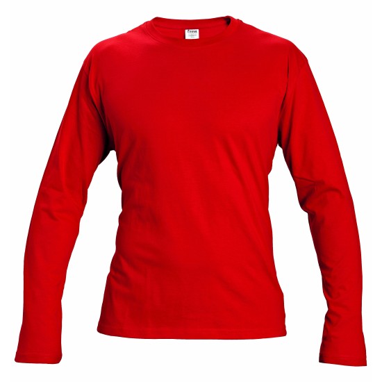 Tricou cu maneca lunga, bumbac, rosu Tricou cu maneca lunga, bumbac, rosu