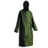 Pelerina lunga de ploaie, PVC, culoare verde