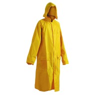 Pelerina lunga de ploaie, PVC, culoare galbena