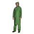 Pelerina lunga de ploaie, PVC, culoare verde