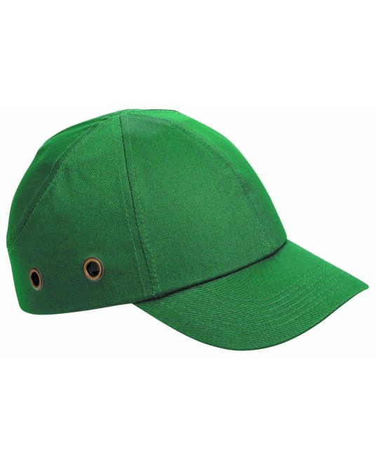 Sapca de protectie cu calota interioara plastic, verde