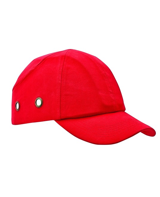 Sapca de protectie cu calota interioara plastic, rosu