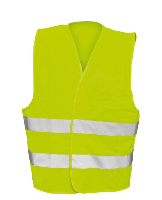 Vesta reflectorizanta, inalta vizibilitate, galben