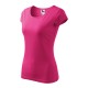 Tricou cambrat femei bumbac 150g/m2 Malfini  Pure 122 Roz magenta