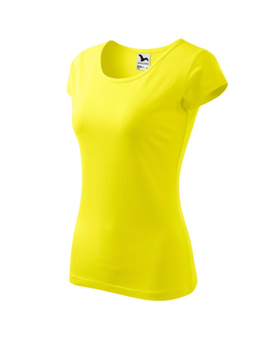Tricou cambrat femei bumbac 150g/m2 Malfini  Pure 122 Galben Lamaie