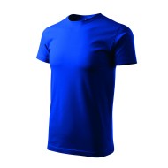 Tricou finisaj cu silicon, bumbac 160g/m2 Malfini Basic 129  Albastru regal