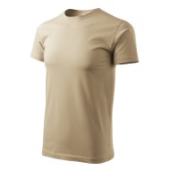 Tricou finisaj cu silicon, bumbac 160g/m2 Malfini Basic 129  Bej nisipiu