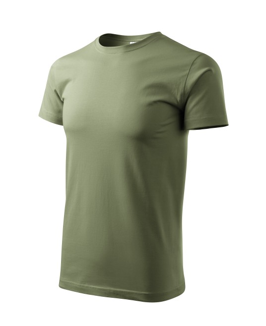 Tricou finisaj cu silicon, bumbac 160g/m2 Malfini Basic 129 Khaki