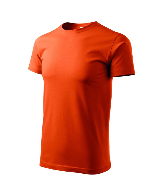 Tricou finisaj cu silicon, bumbac 160g/m2 Malfini Basic 129   Portocaliu